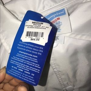 New champions jacket (BRAND NEW) NEVER WORN